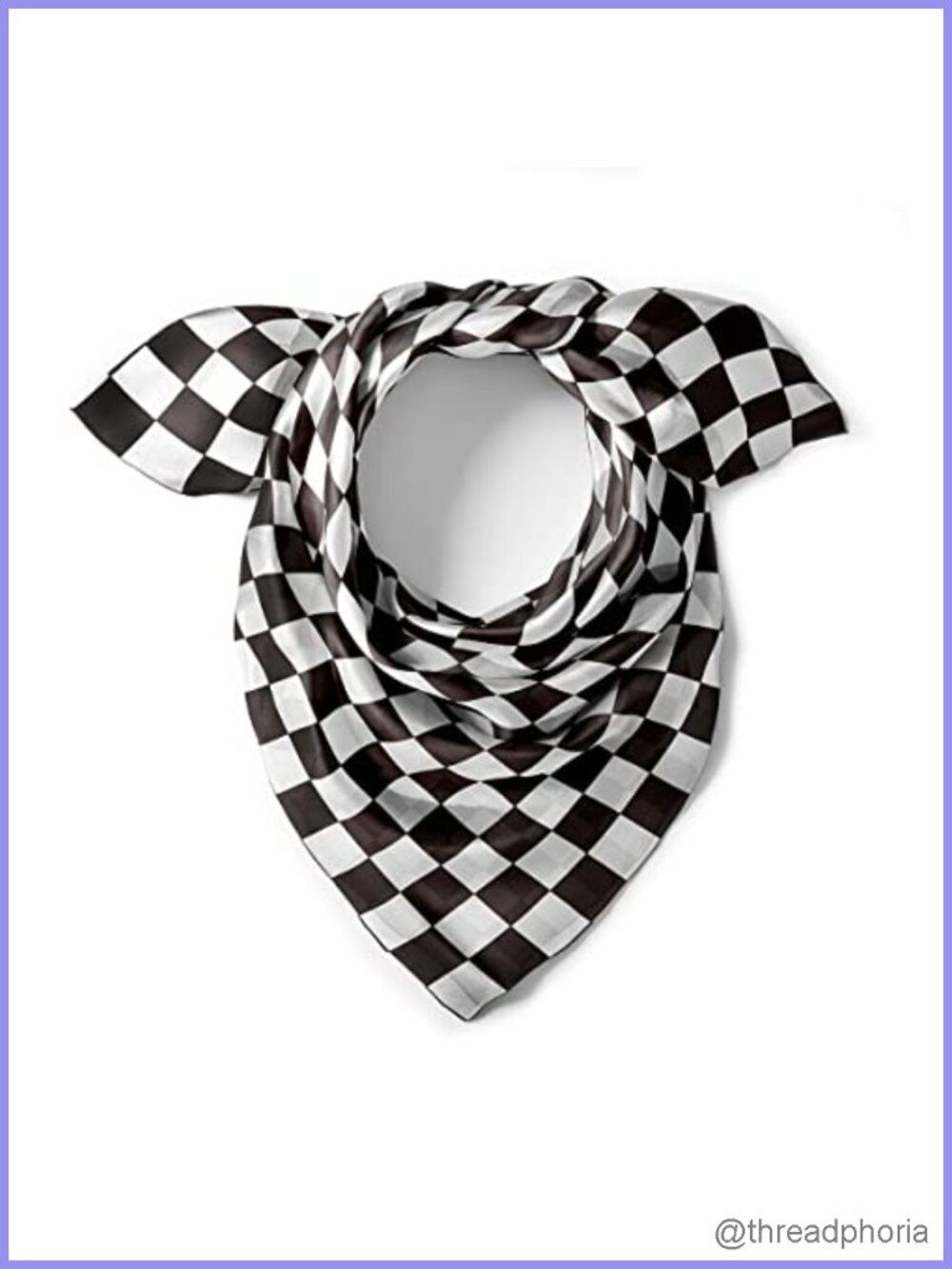 100% Mulberry Silk Square Scarf Women 21x21 Lightweight